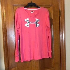 Under Armour Tops - Pink Under armor long sleeve shirt Under Armour Tops - Pink Under armor long sleeve shirt